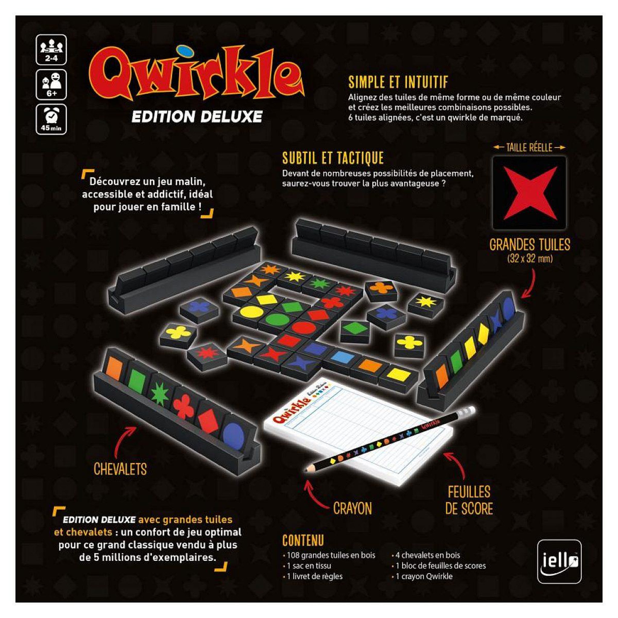 Voir la diapositive 2 : Iello Qwirkle -  edition deluxe