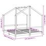 Voir la diapositive 6 : VIDAXL Cadre de lit pour enfant blanc 2x(80x160) cm bois de pin massif