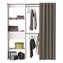 Voir la diapositive 1 : Kit dressing extensible CARGO,1 tiroir, L114-168xH187cm+ rideau