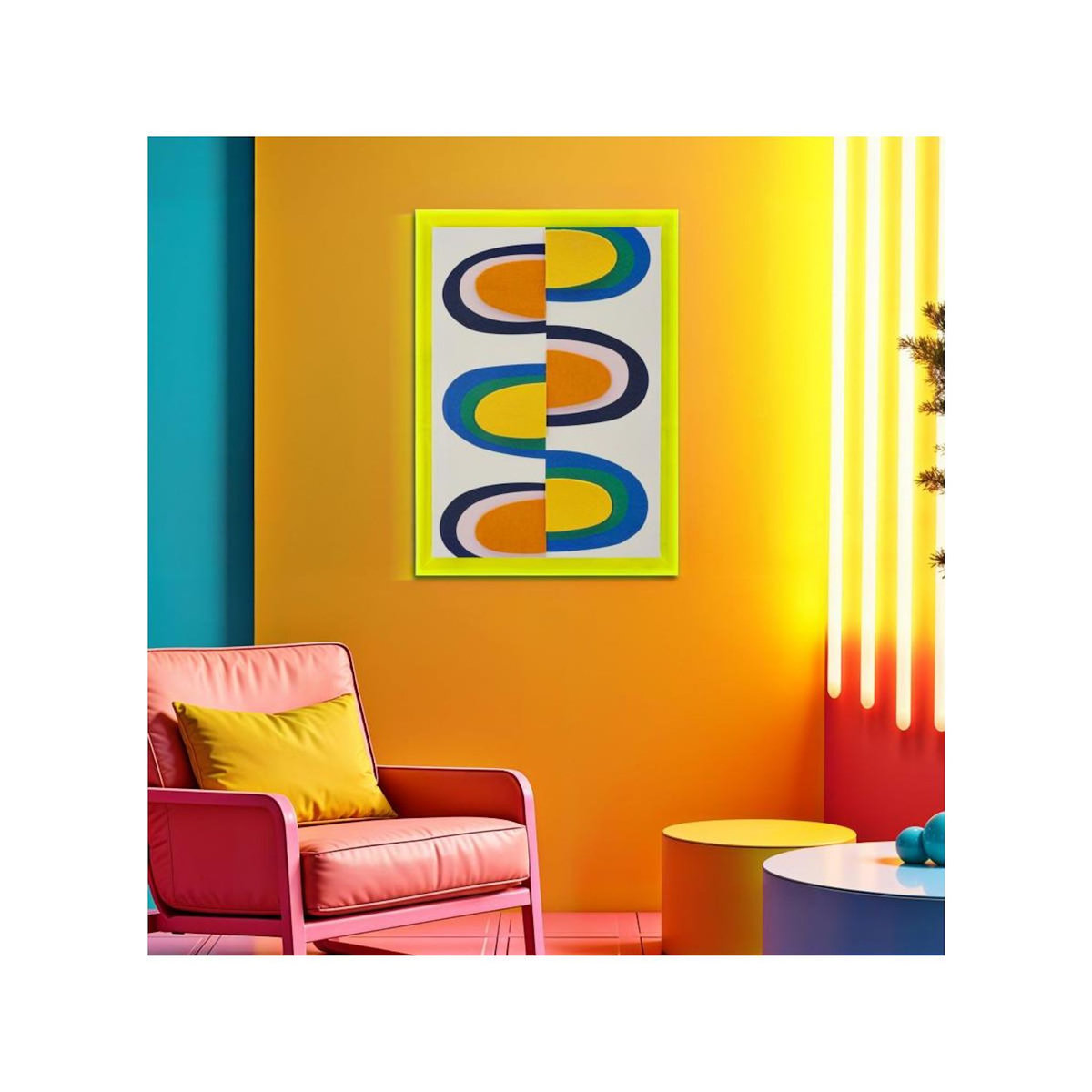 Paris Prix Tableau Imprimé  Pop Art I  50x70cm Multicolore