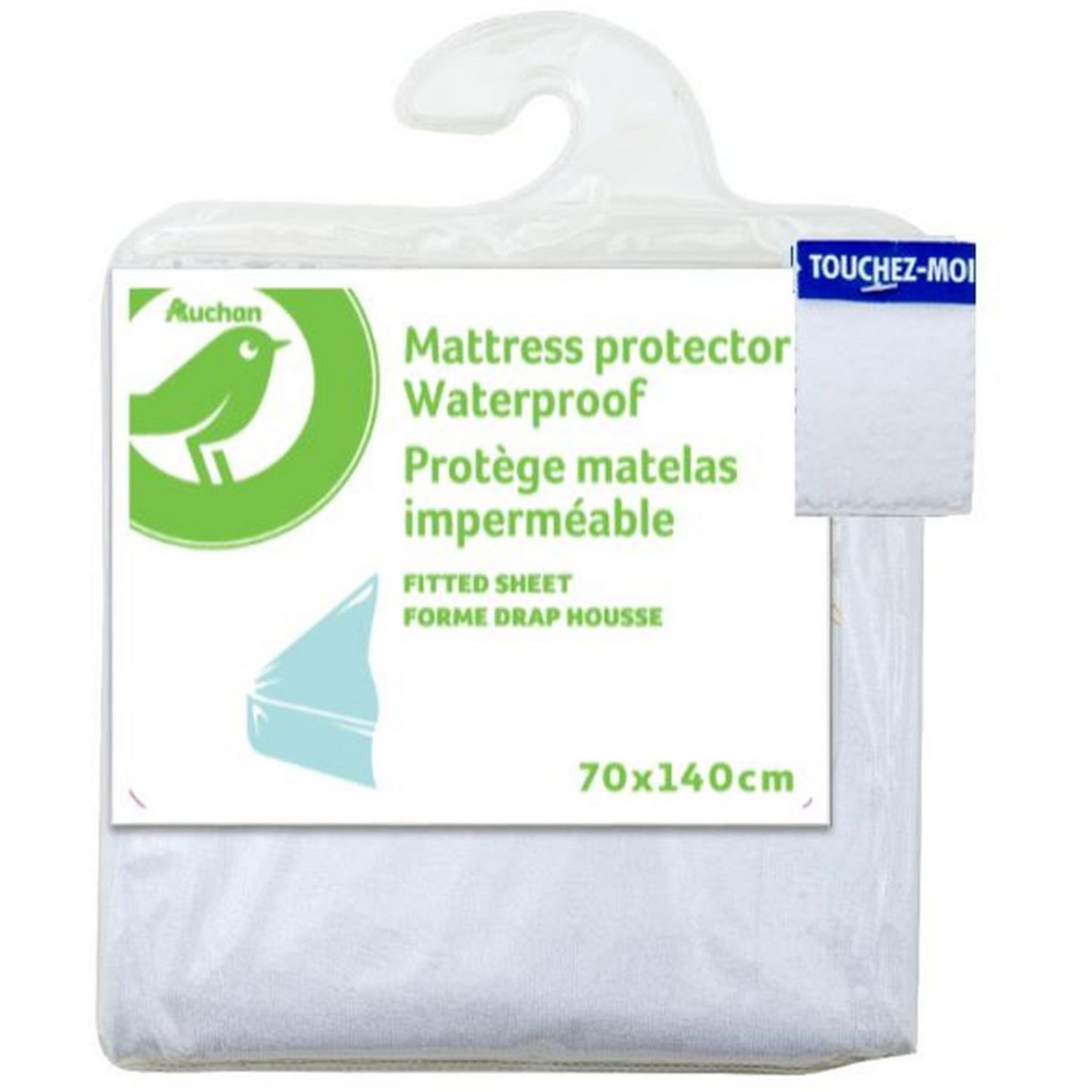 AUCHAN ESSENTIAL Protège matelas imperméable