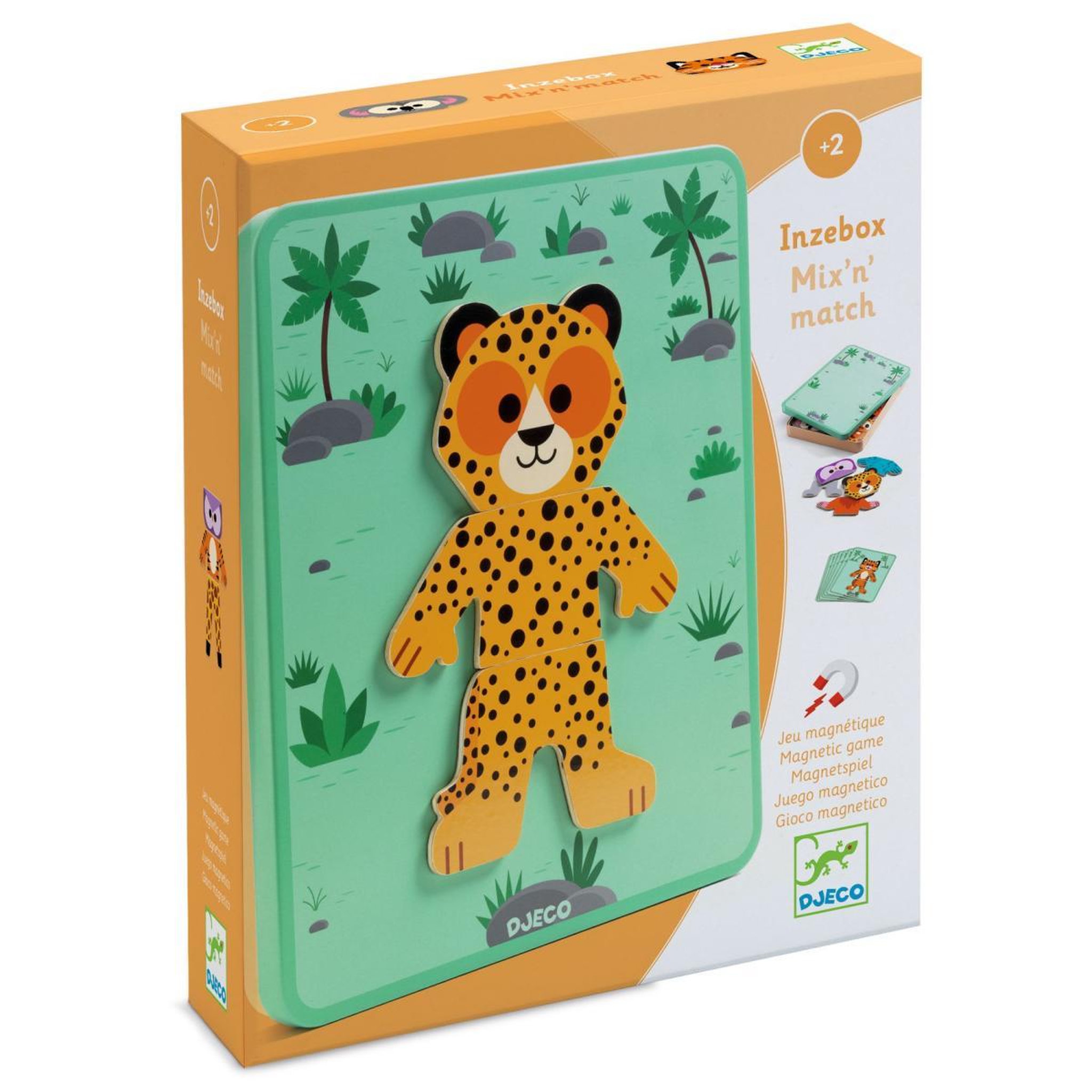 Djeco Inzebox Mix n match - puzzle magnetique