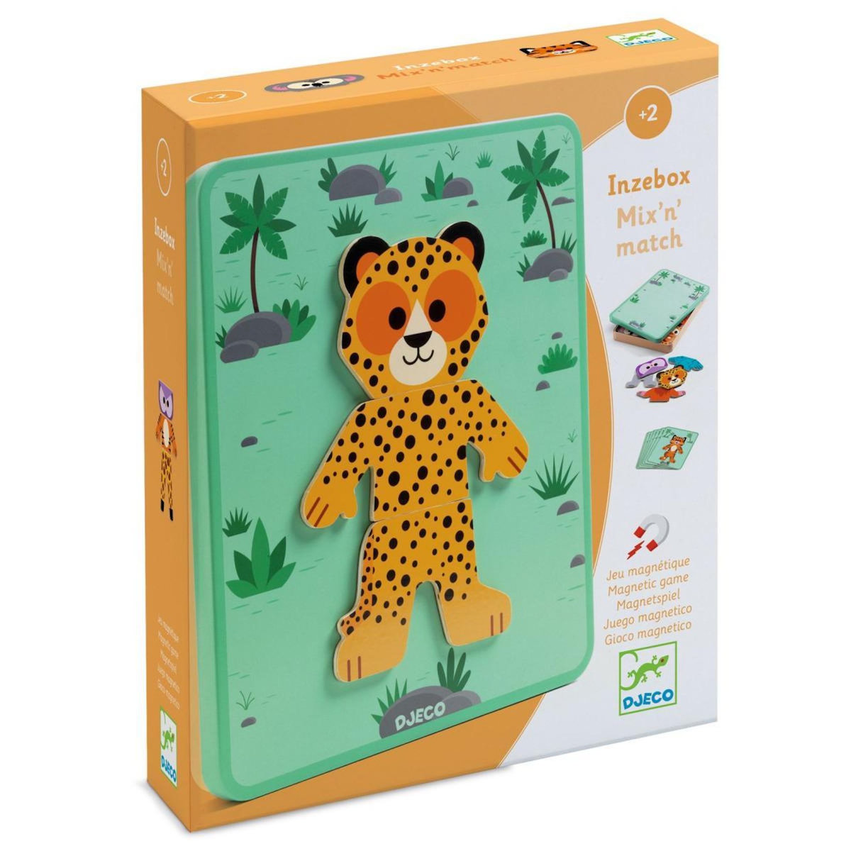 Djeco Inzebox Mix n match - puzzle magnetique