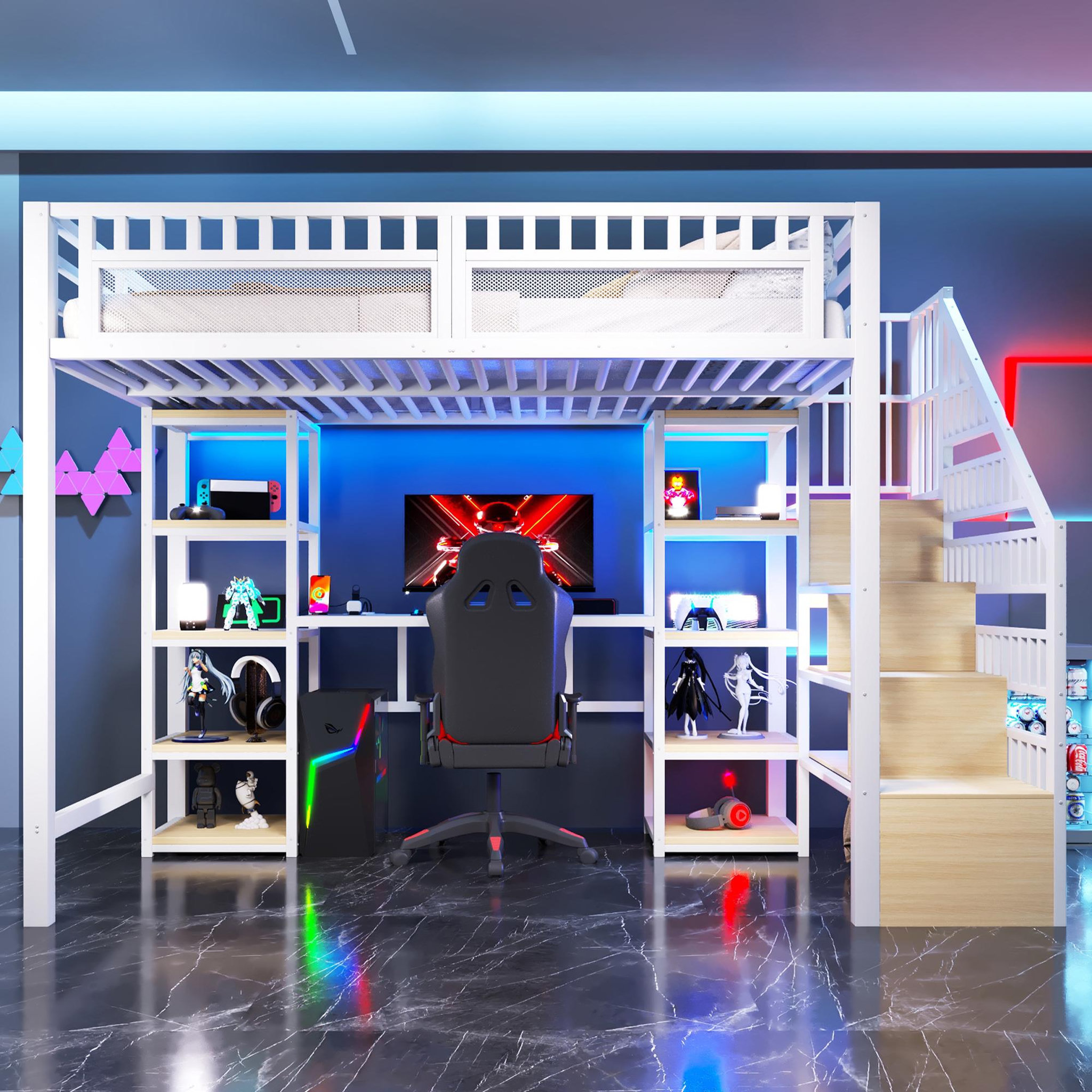 Voir la diapositive 2 : MERAX Lit mezzanine