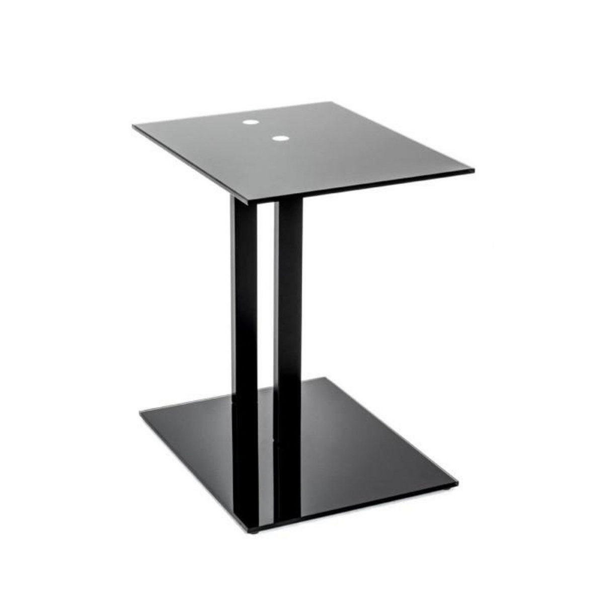 Paris Prix Table d'Appoint Design  Epox  50cm Noir