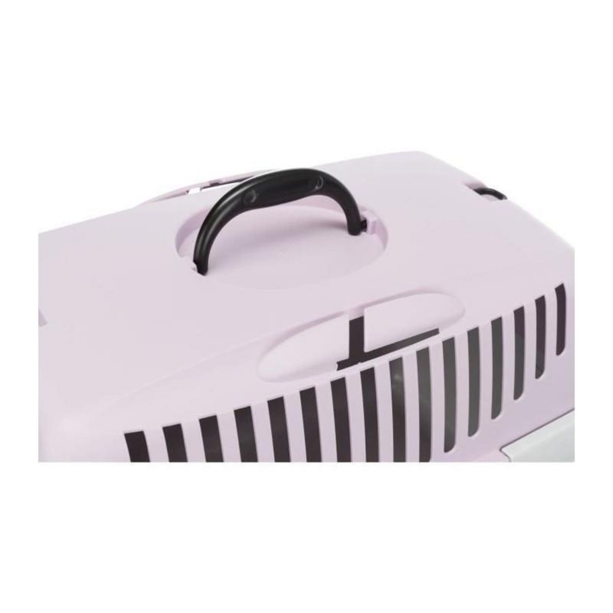 Trixie Box de transport - TRIXIE - Capri 1 - XS : 32 x 31 x 48 cm - Gris clair / Mauve