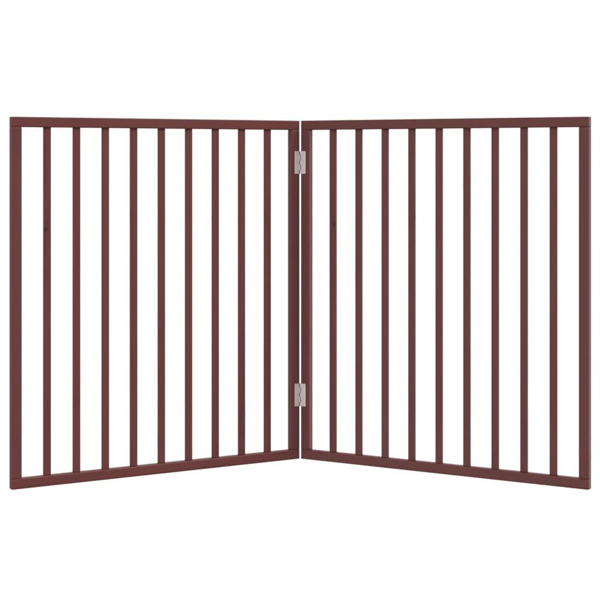 Voir la diapositive 4 : VIDAXL Barriere pour chien pliable 2 panneaux 160 cm bois de peuplier