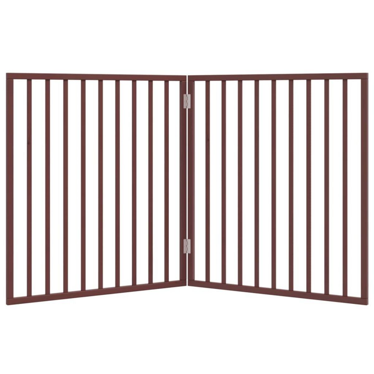 VIDAXL Barriere pour chien pliable 2 panneaux 160 cm bois de peuplier