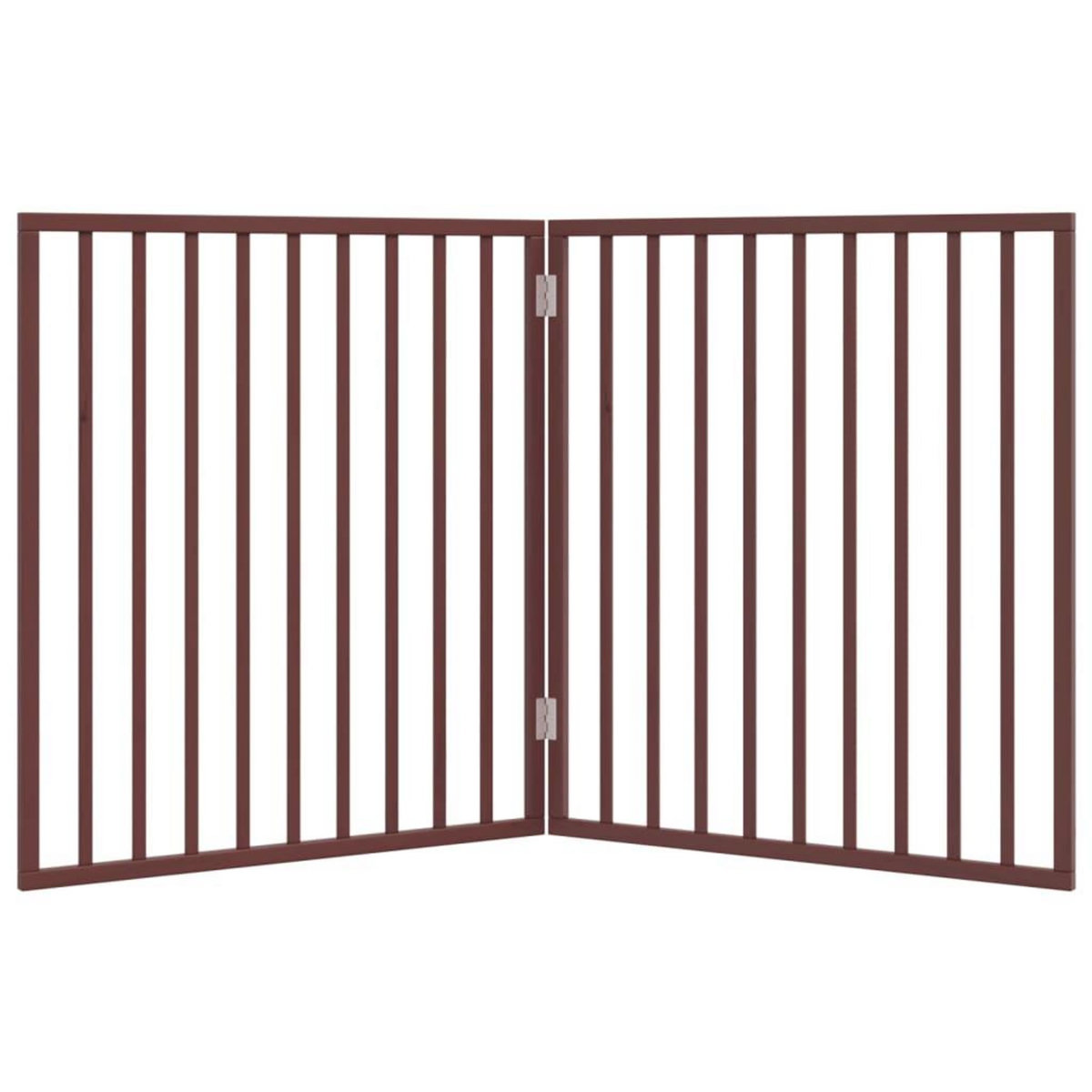 VIDAXL Barriere pour chien pliable 2 panneaux 160 cm bois de peuplier