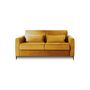 Voir la diapositive 6 : LISA DESIGN Owen - canapé 3 places convertible express couchage quotidien 140 cm matelas 12 cm en velours