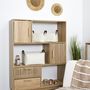 Voir la diapositive 6 : The Home Deco Factory Lot de 3 paniers de rangement en bouclette - Blanc