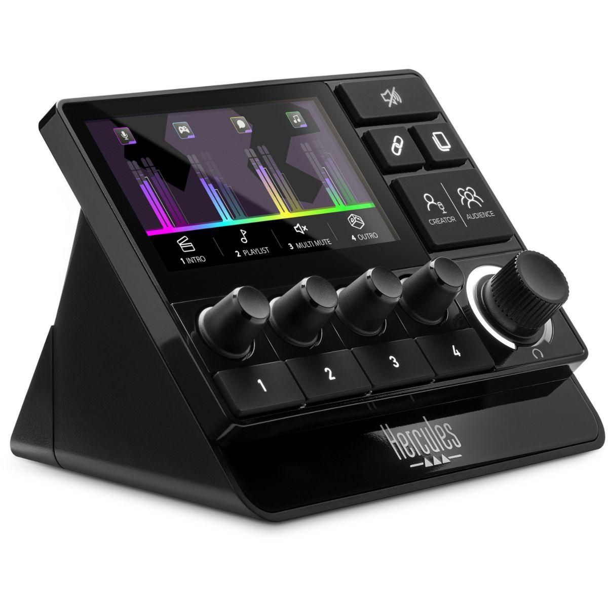 Hercules Boitier de contrôle Audio controller STREAM 200 XLR
