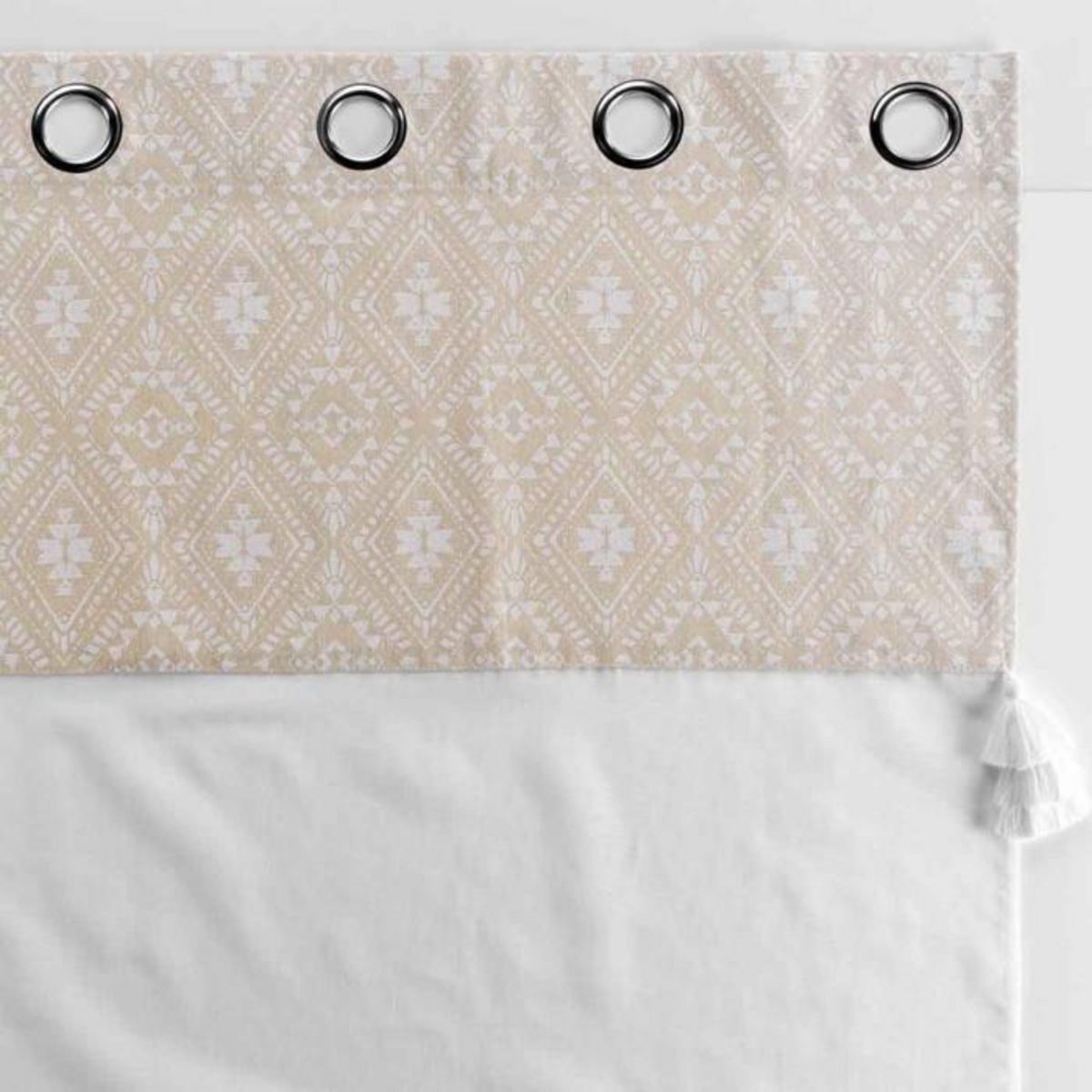 Paris Prix Rideau Voilage à Œillets  Samira  140x240cm Blanc
