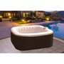 Voir la diapositive 2 : SUNSPA Spa gonflable SUNSPA - AC01 - 157 x 67 cm - 4 places - Carré (Livré avec filtre, cadenas, tapis de sol et couverture)