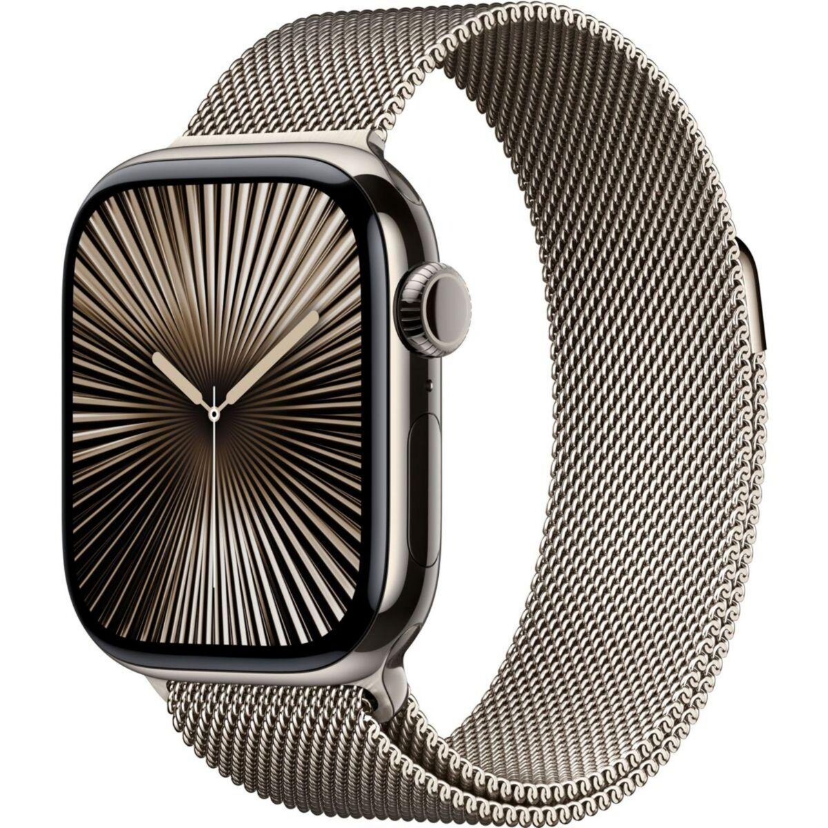 APPLE Montre connectée Serie 10 42mm Titane Naturel Loop Cell