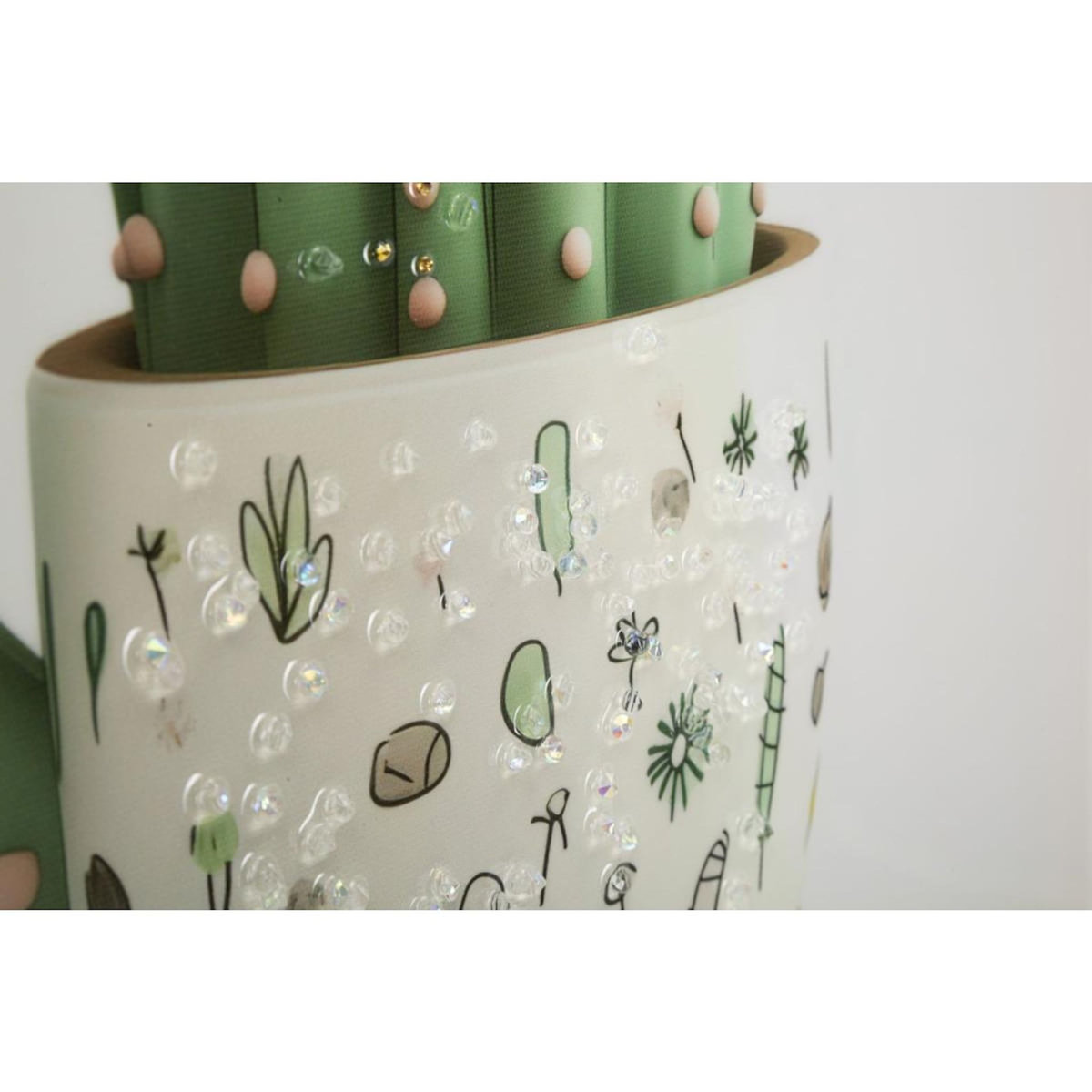 Paris Prix Tableau Imprimé  Cactus II  40x40cm Multicolore