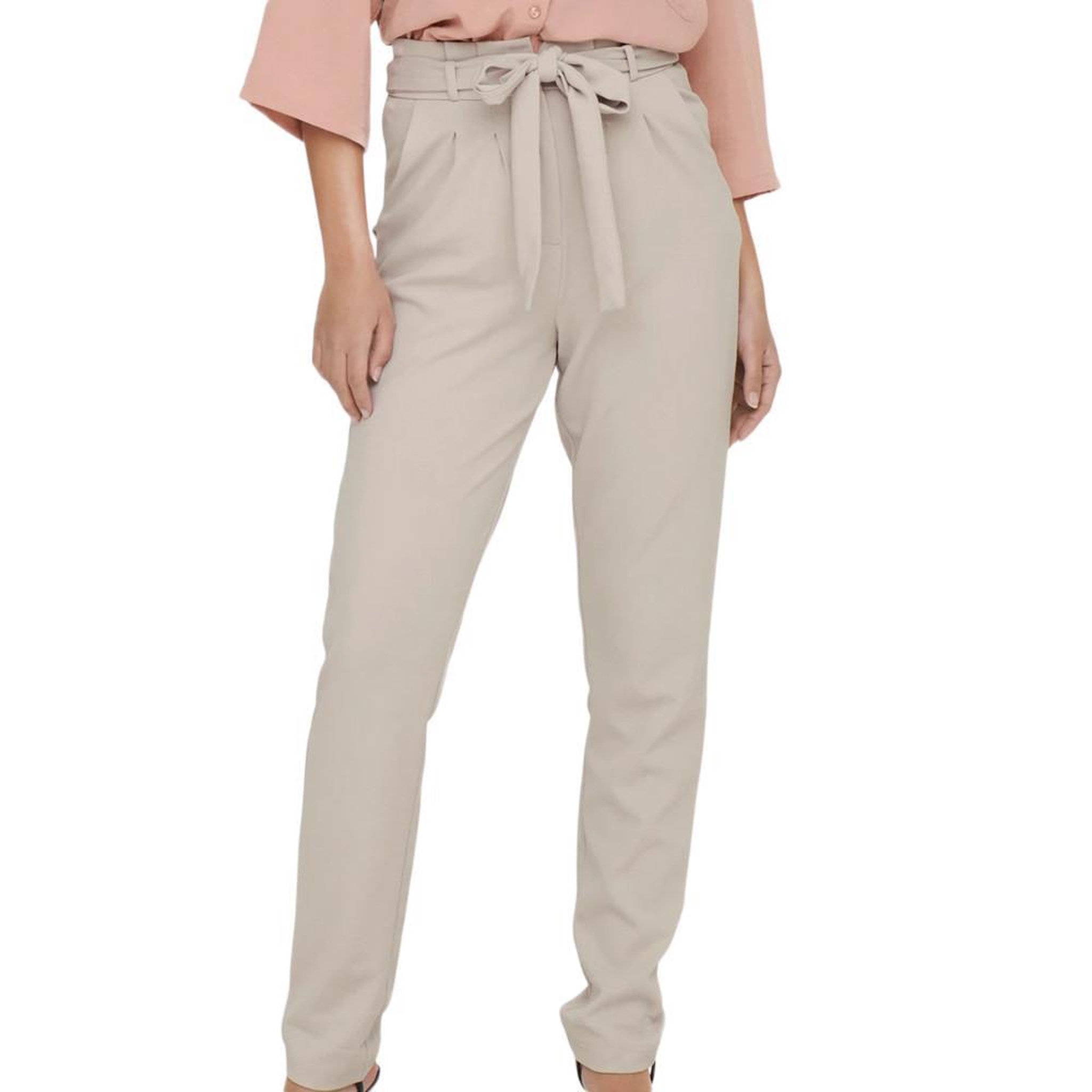 JACQUELINE DE YONG Pantalon Beige Femme JDY Tanja. Coloris disponibles : Beige