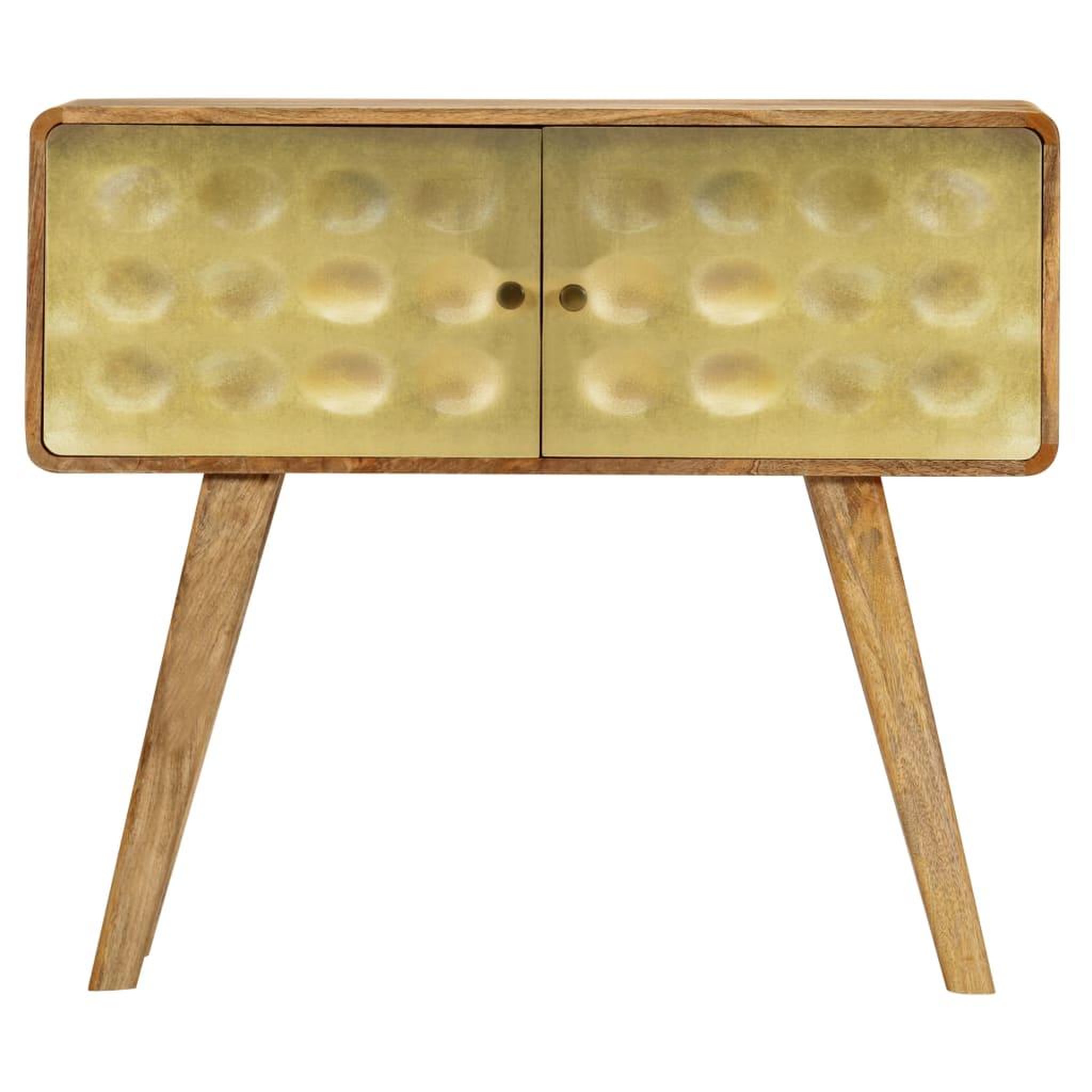 Voir la diapositive 3 : VIDAXL Buffet Bois de manguier massif 90x30x77 cm