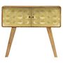Voir la diapositive 3 : VIDAXL Buffet Bois de manguier massif 90x30x77 cm