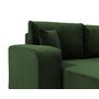 Voir la diapositive 4 : BEST MOBILIER Artemisa - canapé d'angle réversible 4 places - convertible avec coffre - en velours côtelé