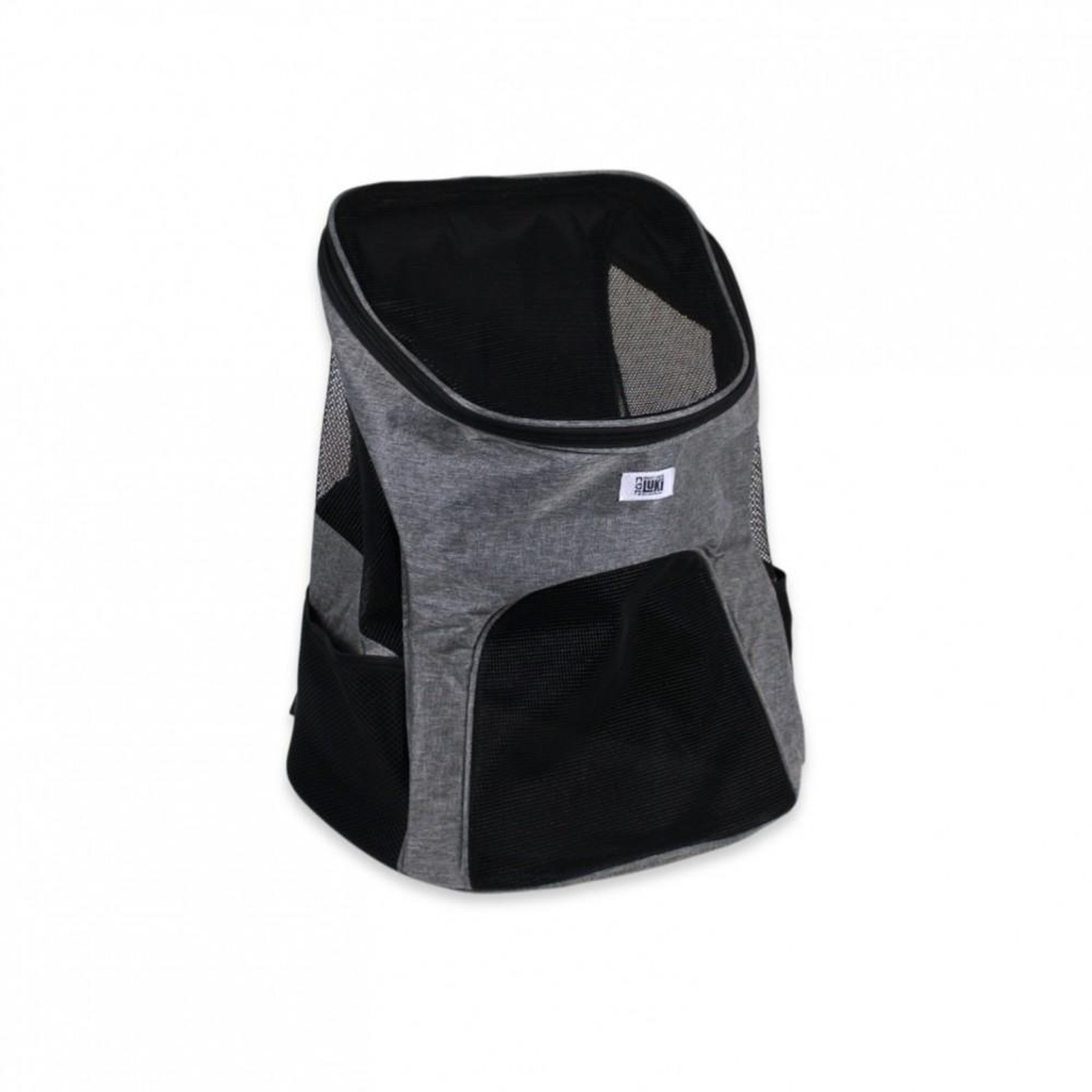 MON AMI LUKI Sac à dos de transport pour chien et chat. Coloris disponibles : Noir, Gris