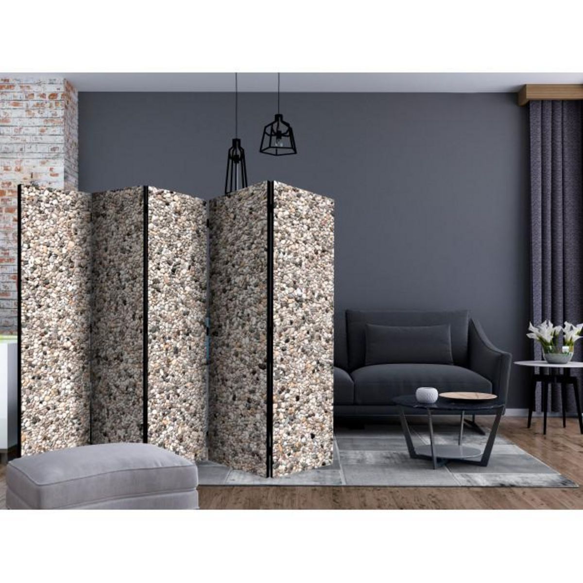Paris Prix Paravent 5 Volets  Stone Charm  172x225cm