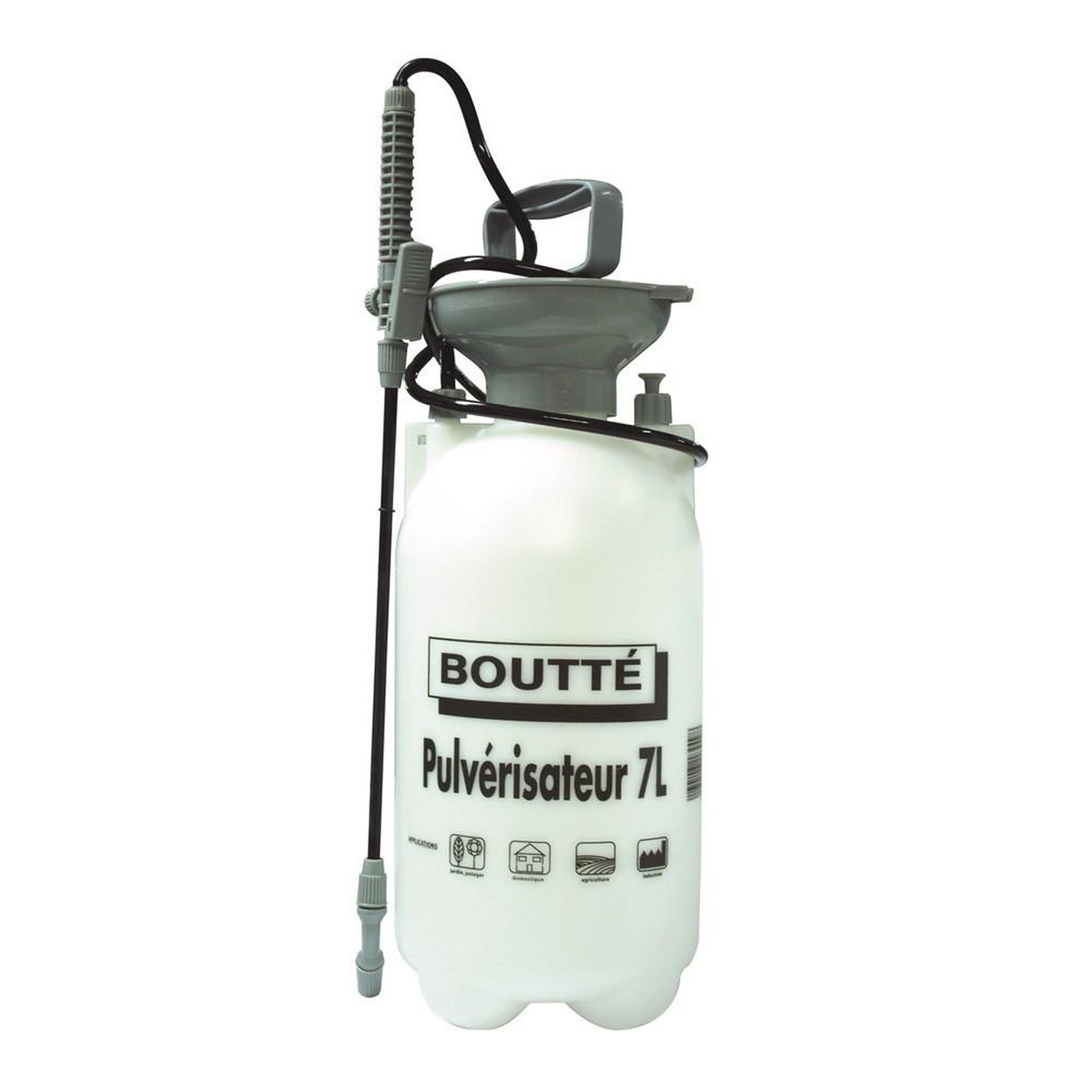 CENTRALE BRICO Pulvérisateur 7 litres modèle éco, avec joints type viton anti-acides