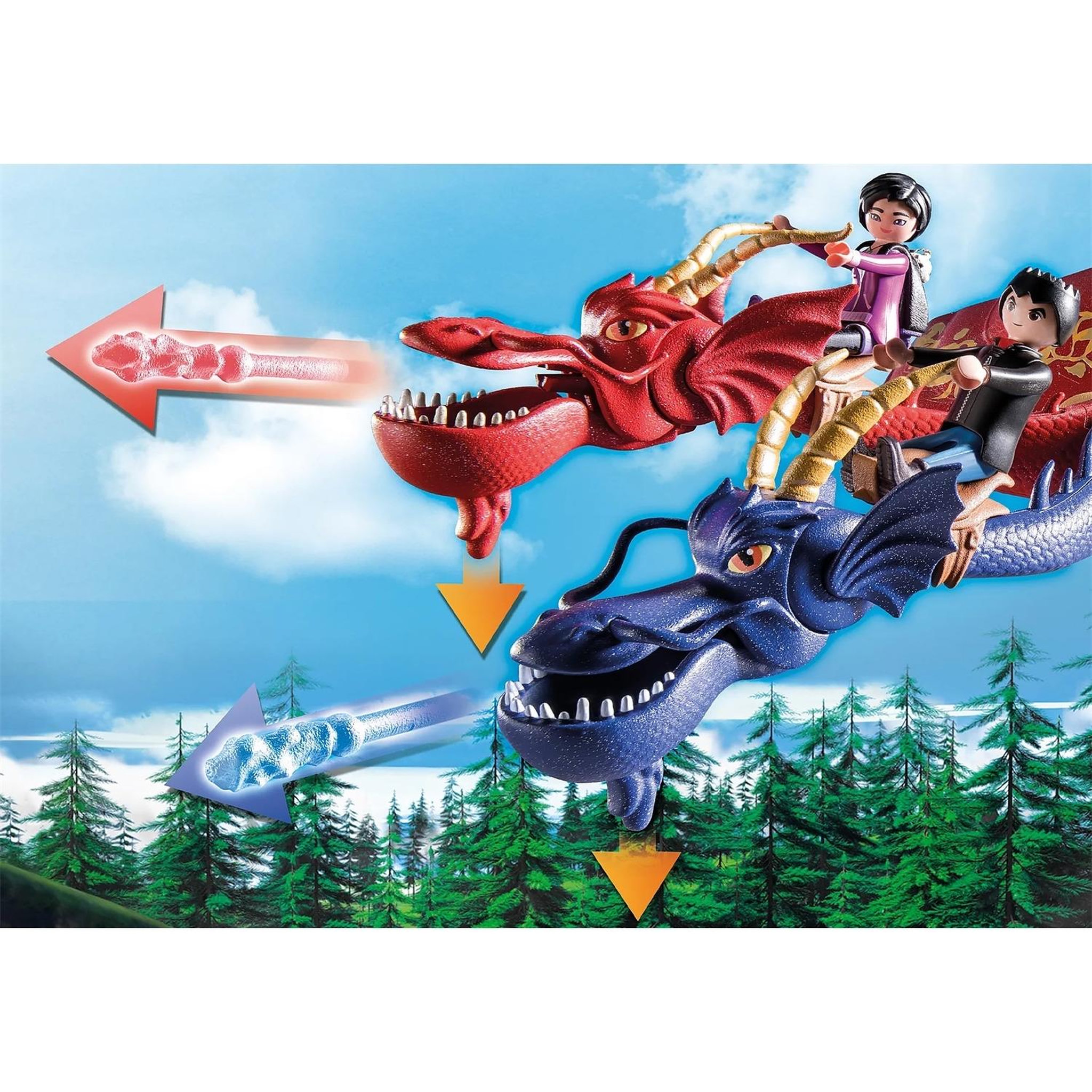 Voir la diapositive 5 : PLAYMOBIL Dragons Set de Jeu The Nine Realms - Wu & Wei avec Jun
