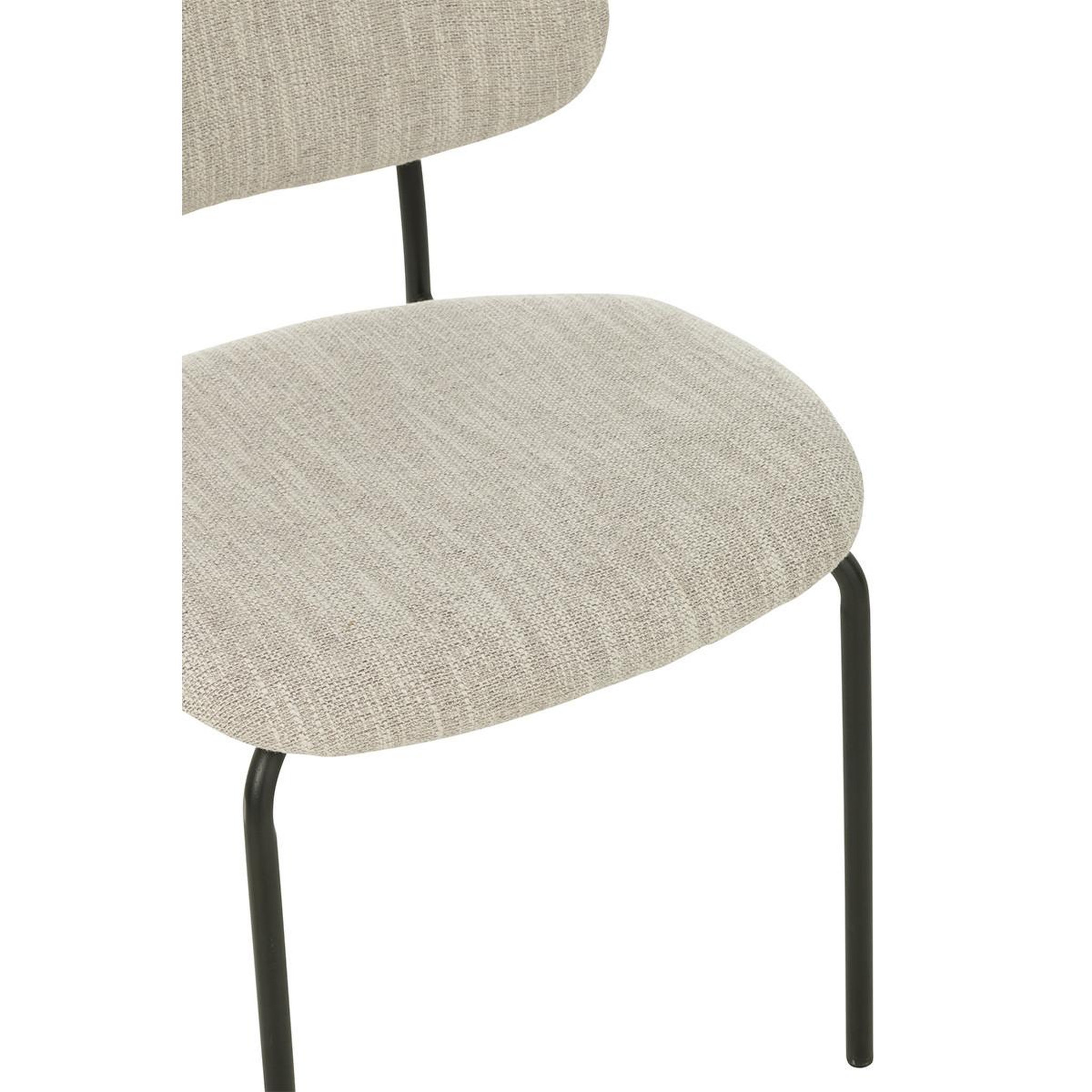 Voir la diapositive 6 : J-LINE Chaise design  anise  82cm beige