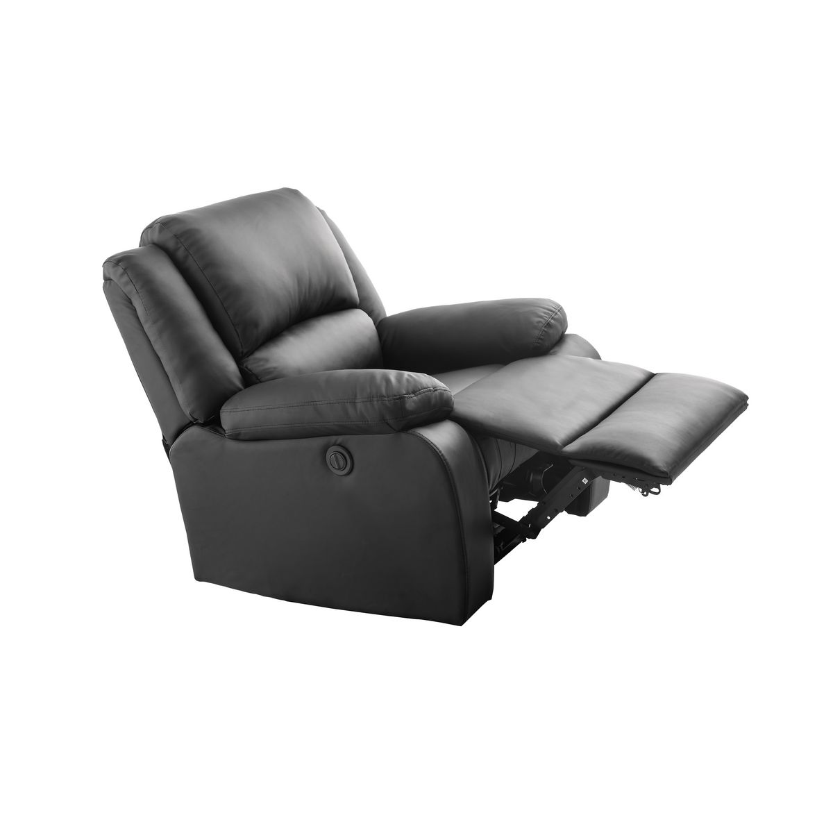 Fauteuil relax électrique pu coloris noir HELENA
