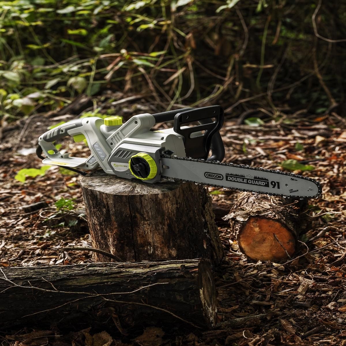 GARDENSTAR Tronçonneuse électrique 2000 W filaire 