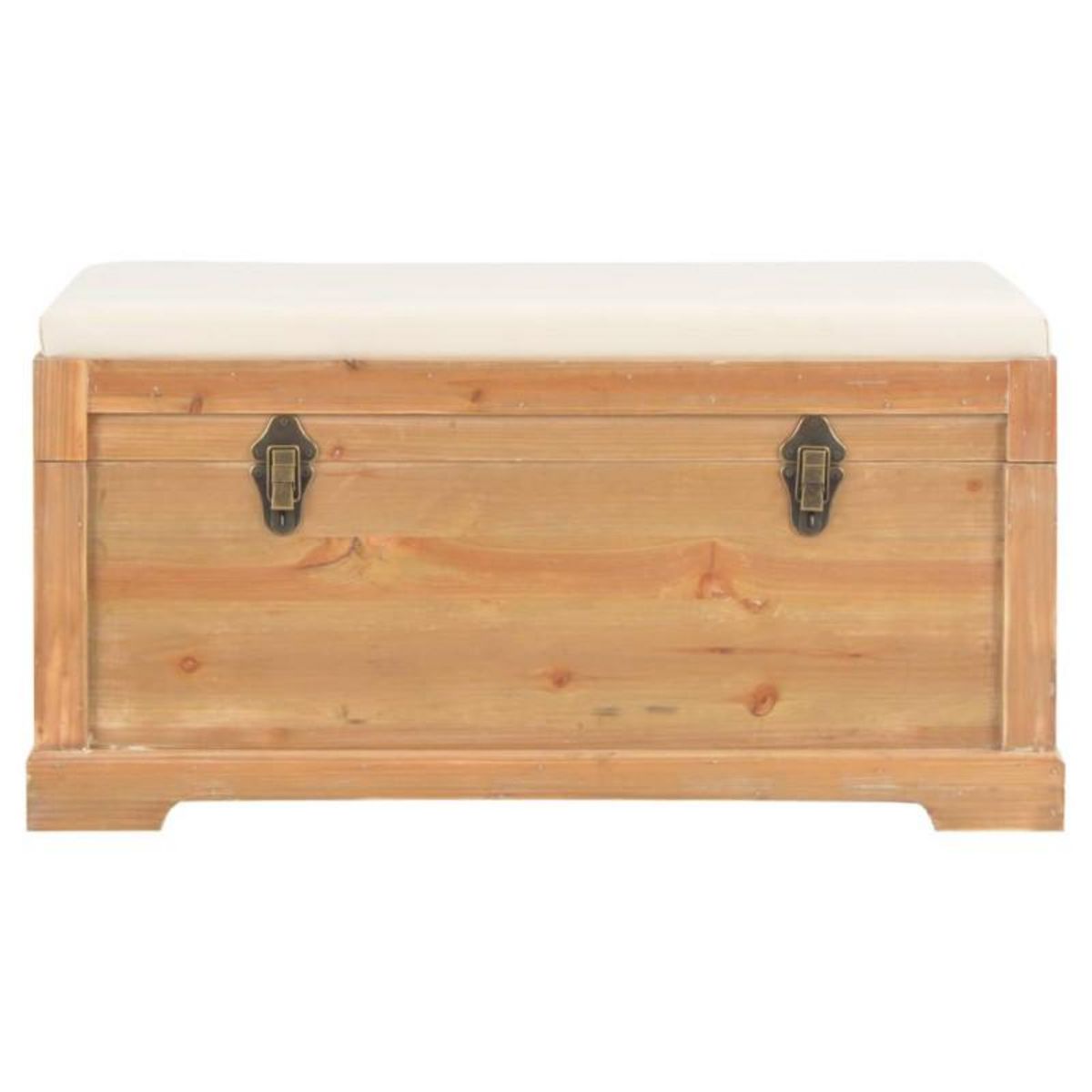 VIDAXL Coffre de rangement avec coussin 80x40x40 cm MDF