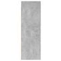 Voir la diapositive 5 : VIDAXL Meubles TV 2 pcs Gris beton 30,5x30x90 cm Bois d'ingenierie