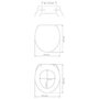 Voir la diapositive 3 : Wenko Abattant WC City - Abaissement automatique - Blanc
