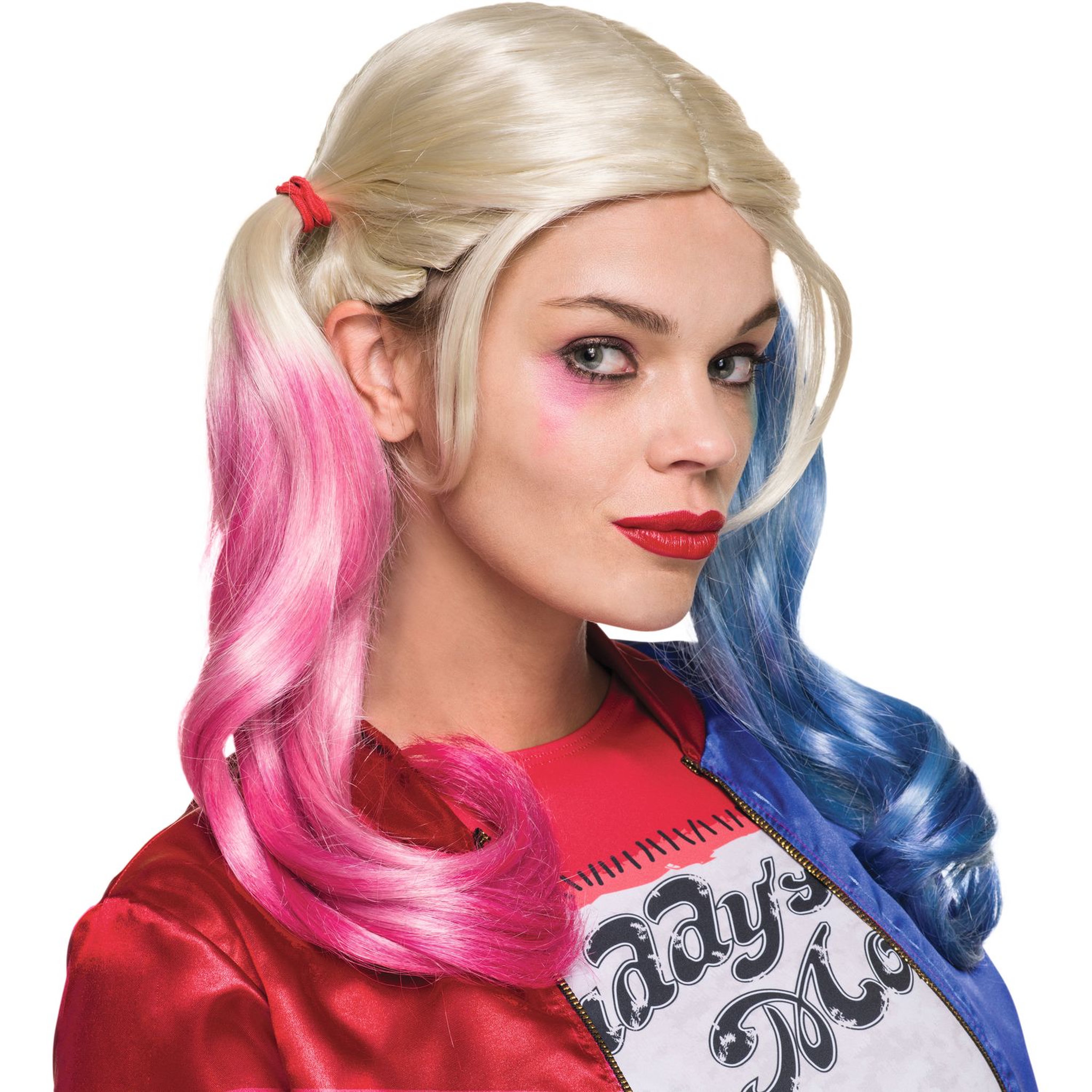 Voir la diapositive 2 : RUBIES Déguisement - Perruque Harley Quinn - Suicide Squad 
