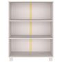 Voir la diapositive 3 : VIDAXL Bibliotheque HAMAR Blanc 85x35x112 cm Bois de pin massif