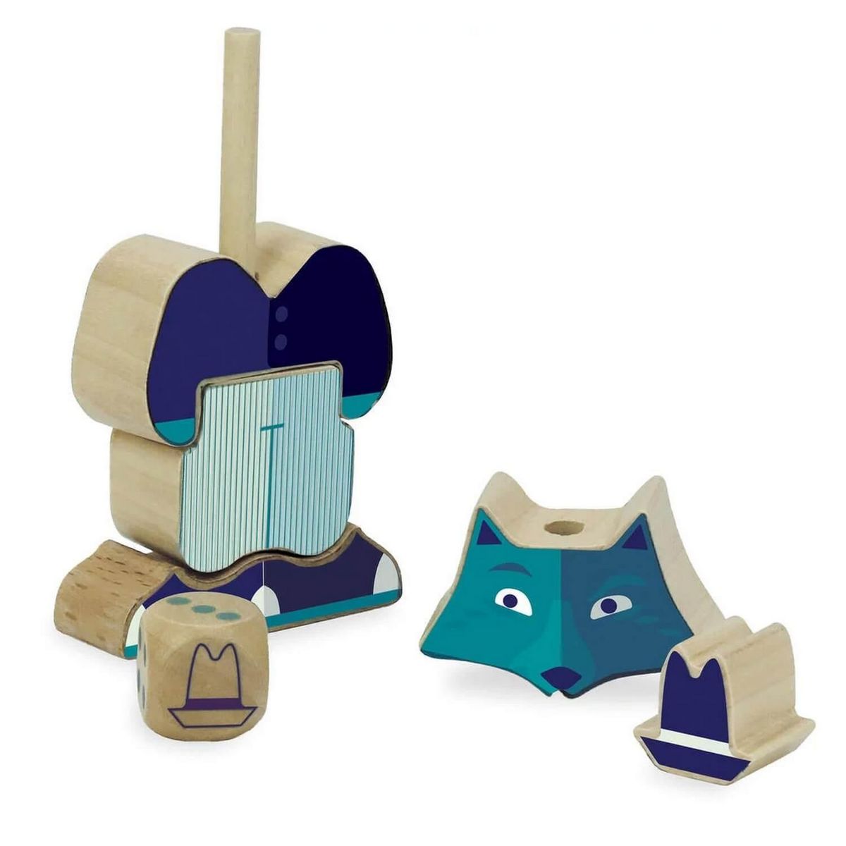 Vilac Jeu de société Loup Yétu ?