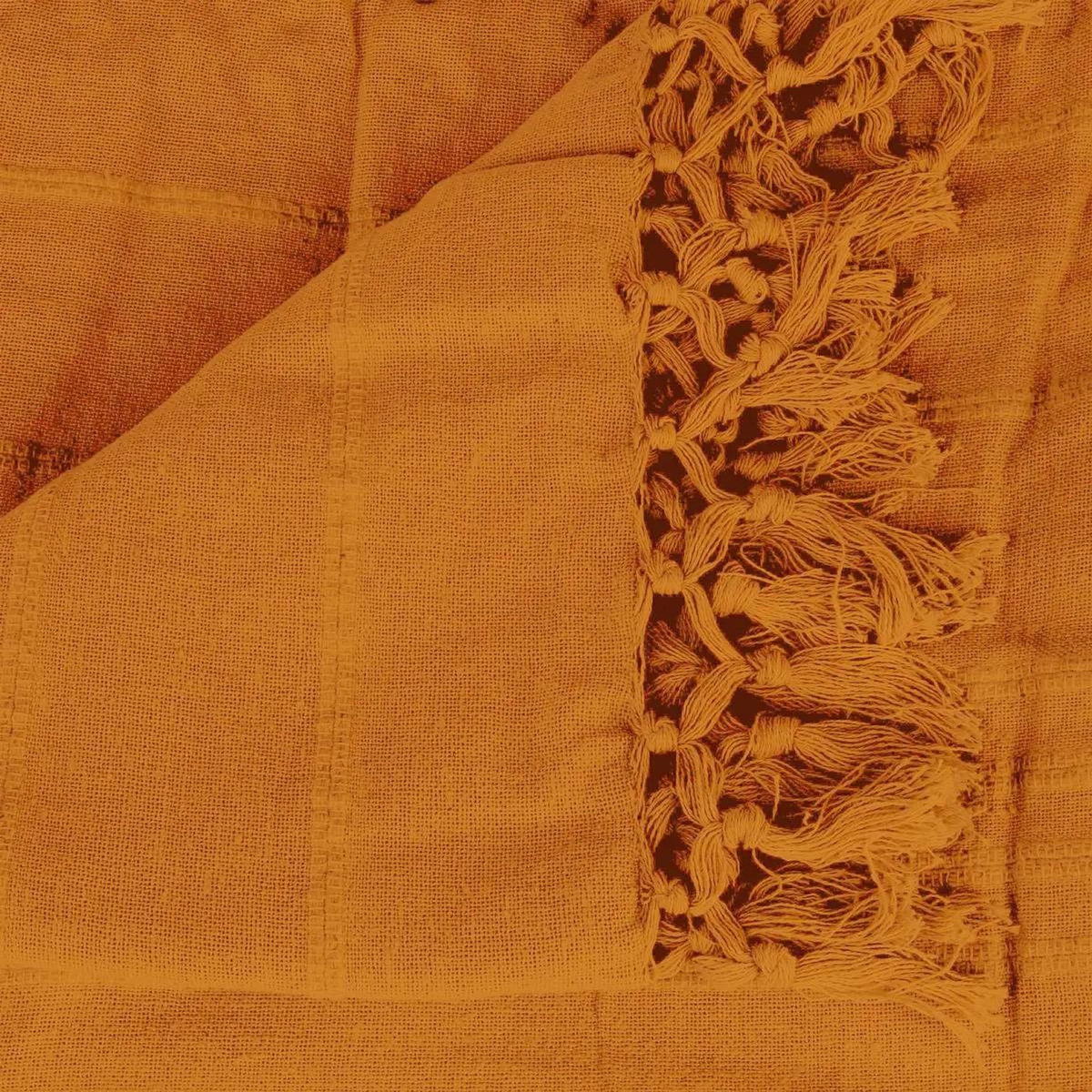 ATMOSPHERA Jeté de Lit  Anjali  160x220cm Ocre