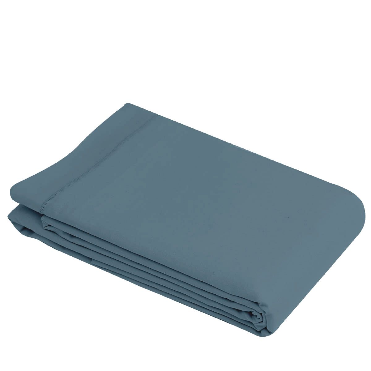 ACTUEL Drap plat uni en coton 