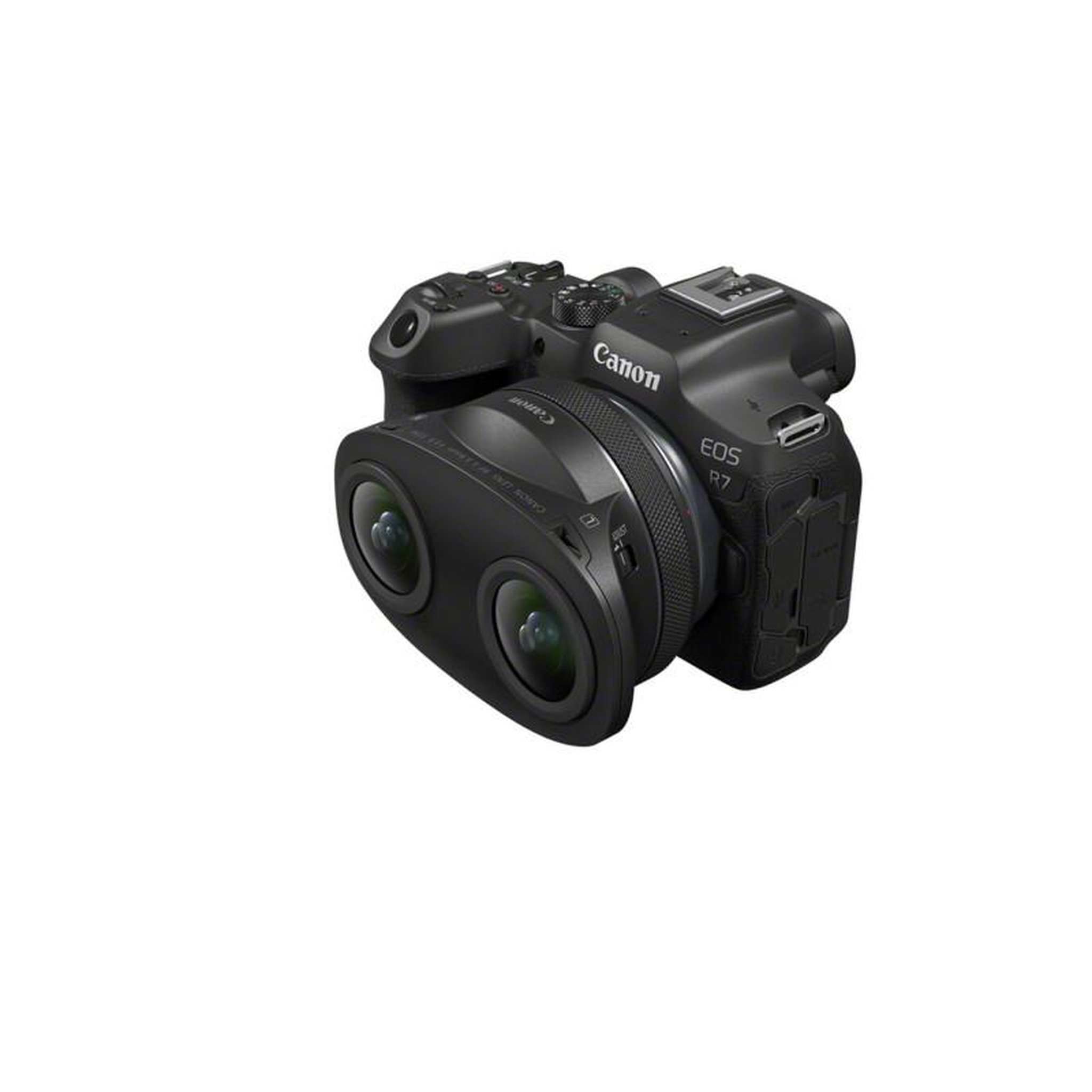 Voir la diapositive 4 : Canon Objectif à Focale fixe Canon RF S 3,9mm F3,5 STM DUAL FISHEYE