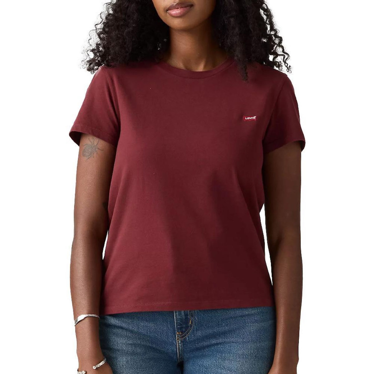 Levi's T Shirt  Femme Levi's Perfect Blacks 39185