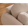 Voir la diapositive 2 : BEST MOBILIER Berenice - canapé d'angle droit 4 places convertible avec coffre en tissu bouclette