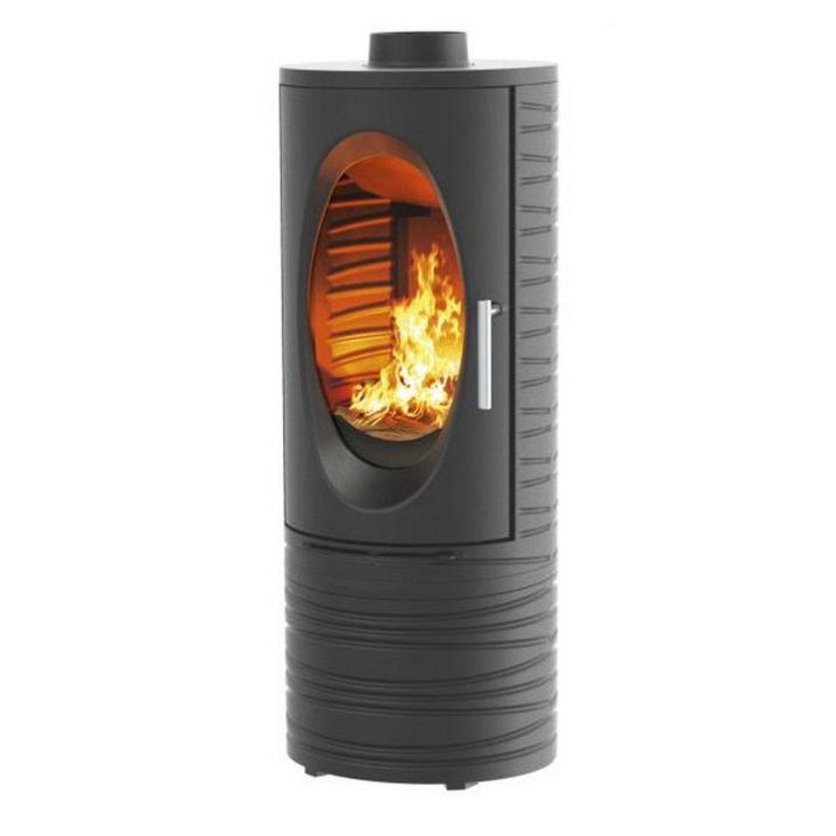 Godin Poêle à bois fonte 7kw noir - 420012