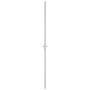 Voir la diapositive 4 : VIDAXL Porte interieure 93x201,5 cm Blanc Verre mat et aluminium