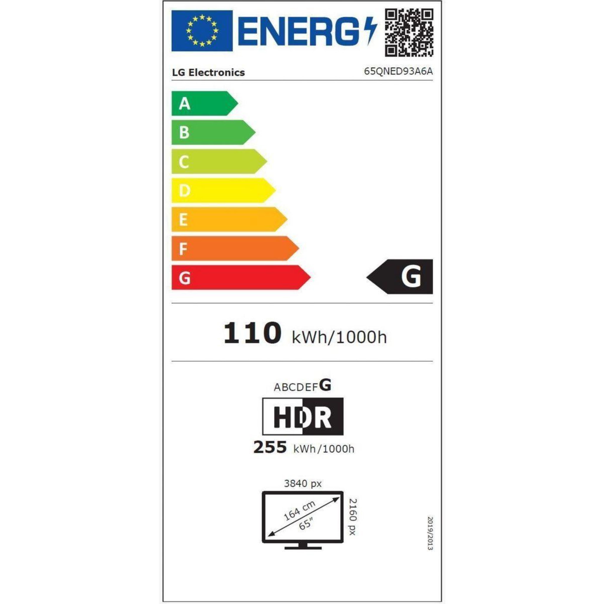 Voir la diapositive 6 : LG TV LED 65QNED93A 2025 (164cm)