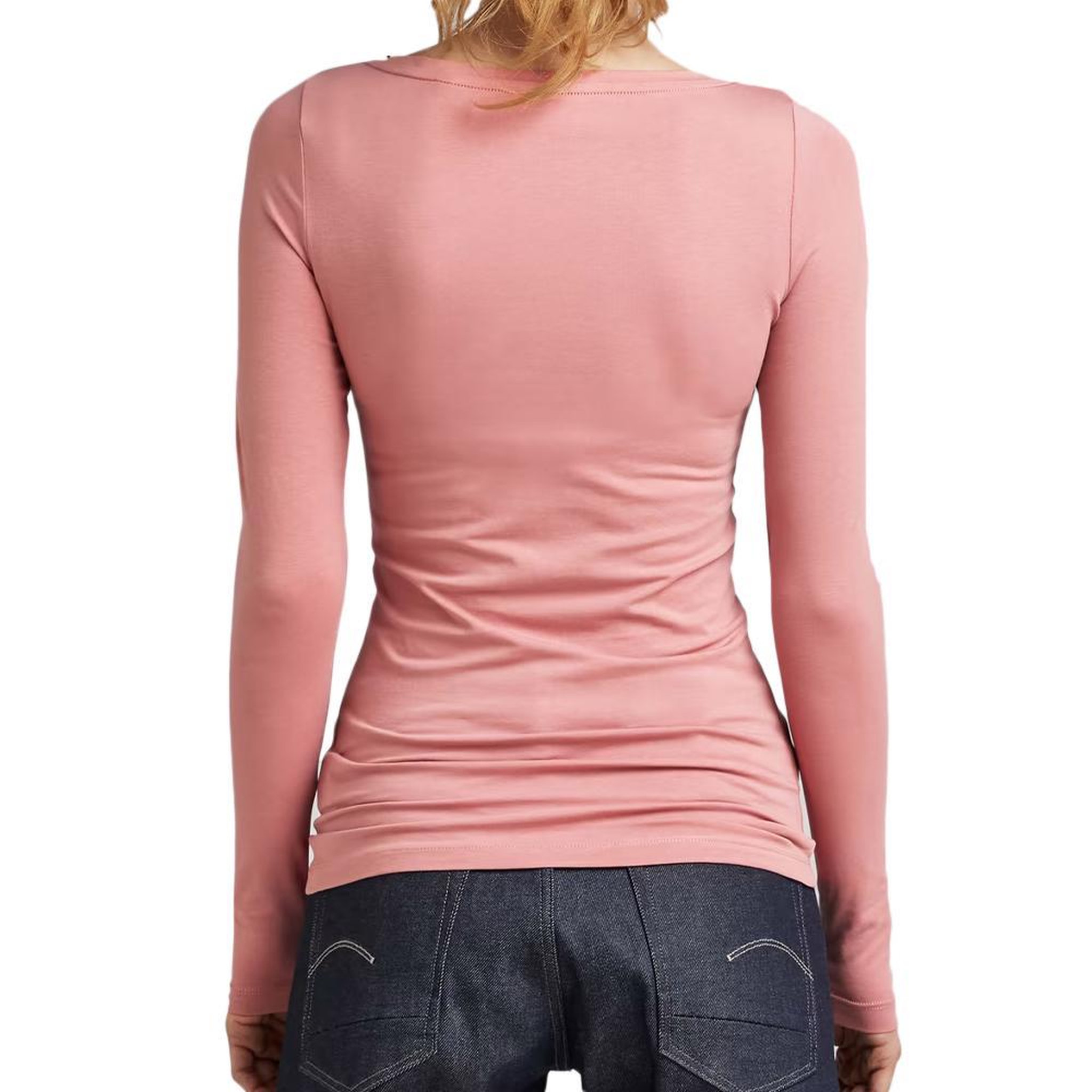Voir la diapositive 2 : G-Star Raw T-shirts Manches Longues Rose Femme G-Star Base R