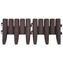 Voir la diapositive 4 : VIDAXL Bordures de pelouse 36 pcs Marron 10 m PP