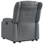 Voir la diapositive 5 : VIDAXL Fauteuil inclinable Gris Similicuir