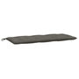 Voir la diapositive 5 : VIDAXL Coussins de banc de jardin lot de 2 gris fonce melange tissu