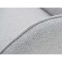 Voir la diapositive 4 : BEST MOBILIER Cosmos - canapé 3 places convertible express couchage quotidien 140 cm matelas 11 cm en tissu